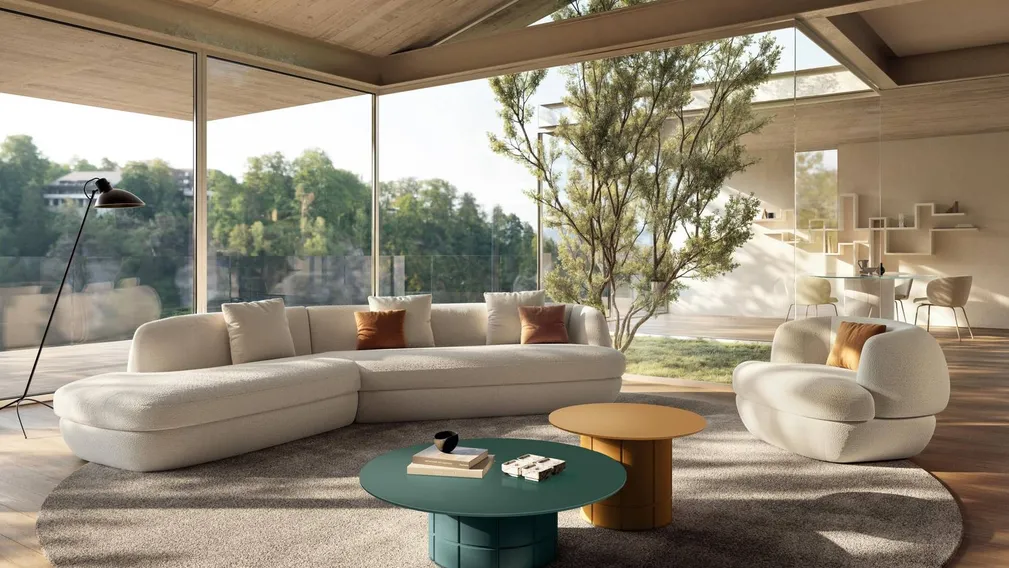 Divano angolare Biza di Lago