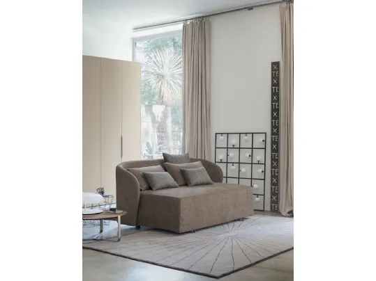 Divano Letto a due posti in tessuto Céline di Flou