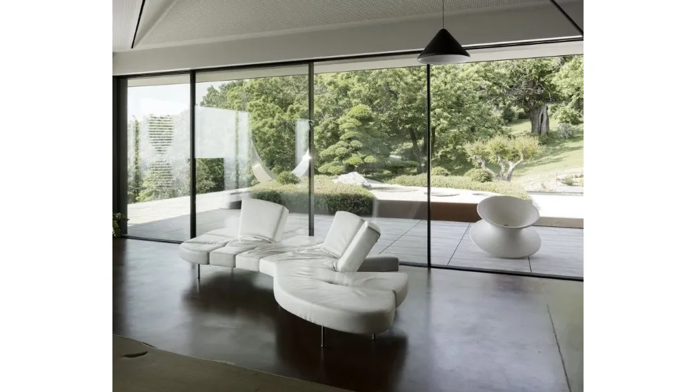 Divano relax versatile e dinamico Flap di Edra