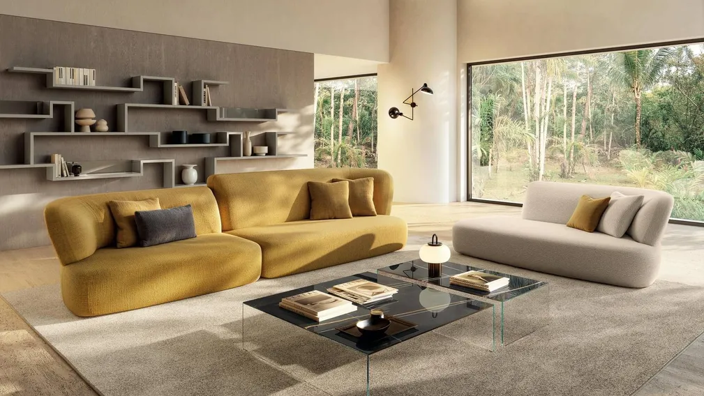 Divano lineare Londy di Lago