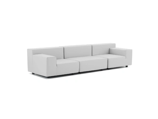 Divano Plastics Tech Fabric in ecoipelle riciclabile di Kartell