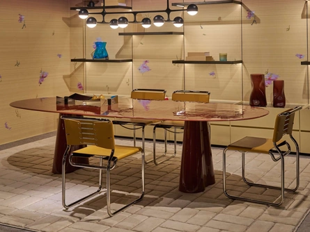 Sedia in cuoio CH66 di Cassina