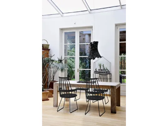 Sedia Comback Slitta di Kartell
