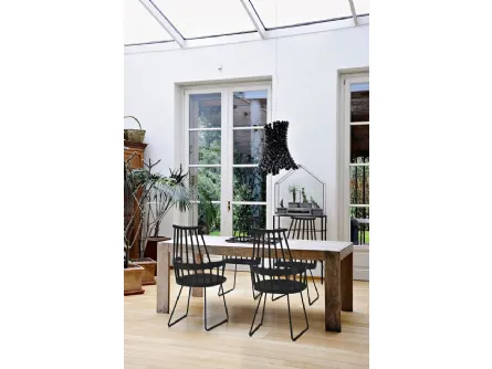 Sedia Comback Slitta di Kartell