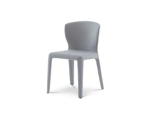 Sedia di design rivestita in tessuto Hola 369 di Cassina