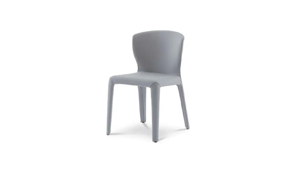 Sedia di design rivestita in tessuto Hola 369 di Cassina