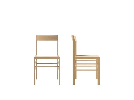Sedia in rovere massello Metric di B&B Italia
