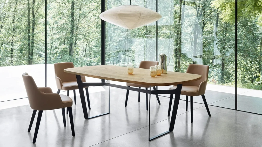 Sedia Eva in ecopelle con Braccioli di Sangiacomo