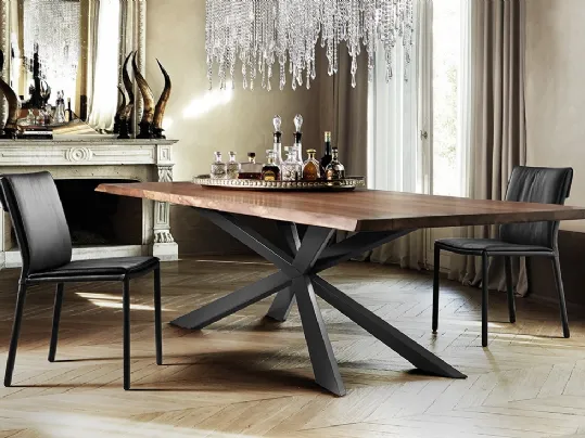 Tavolo Spyder Wood di Cattelan Italia