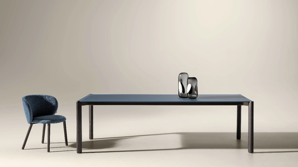 Tavolo in vetro Correr Slim 2762G di Lago