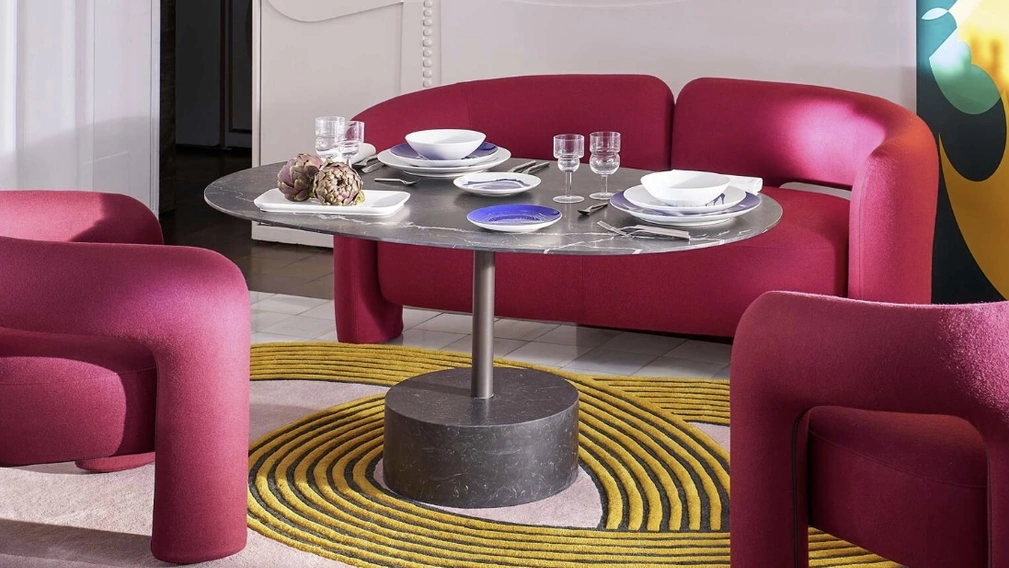 Tavolo ovale in marmo Dining di Cassina