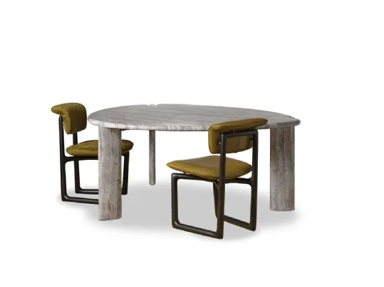 Tavolo in marmo Isamu Stone di Baxter