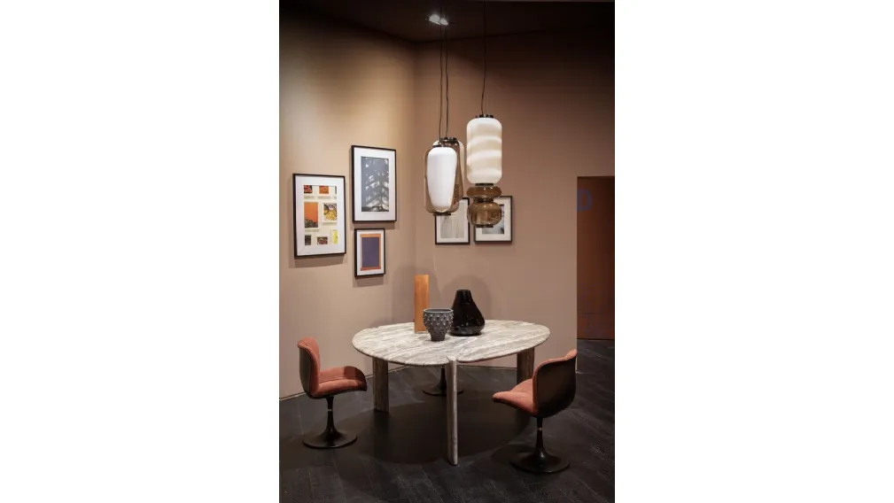 Tavolo in marmo Isamu Stone di Baxter