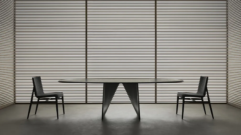 Tavolo Lambda Rovere Nero di Rimadesio