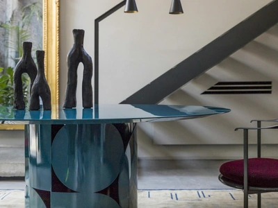 Tavolo rotondo Shape Laccato di Mogg