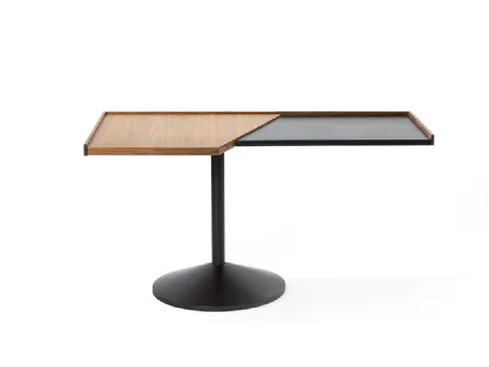 Tavolo in legno metallo e laminato Stadera di Cassina