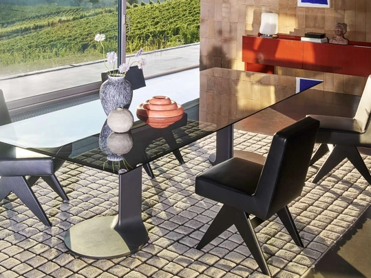 Tavolo in vetro TL59 di Cassina