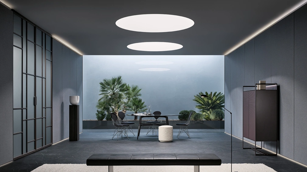 Porta per interni Air Legno e Vetro di Rimadesio