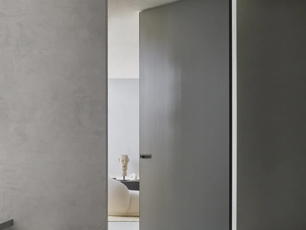 Porta per interni Radius in vetro diamante di Rimadesio