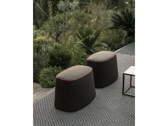 Pouf in tessuto Frank Outdoor di B&B Italia