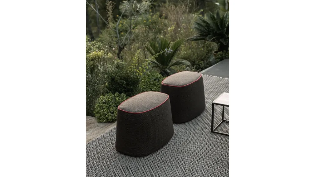 Pouf in tessuto Frank Outdoor di B&B Italia