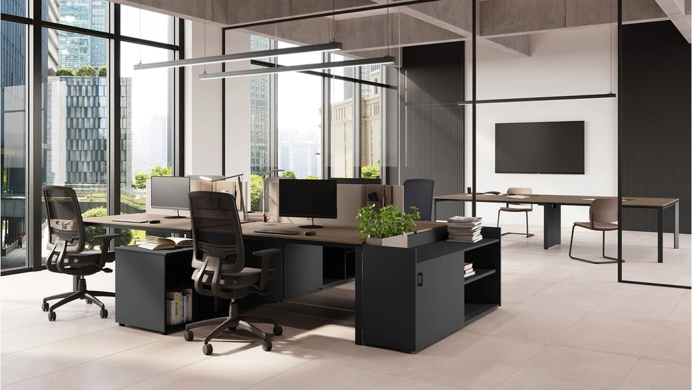 Scrivania operativa 5th Element di Las Mobili