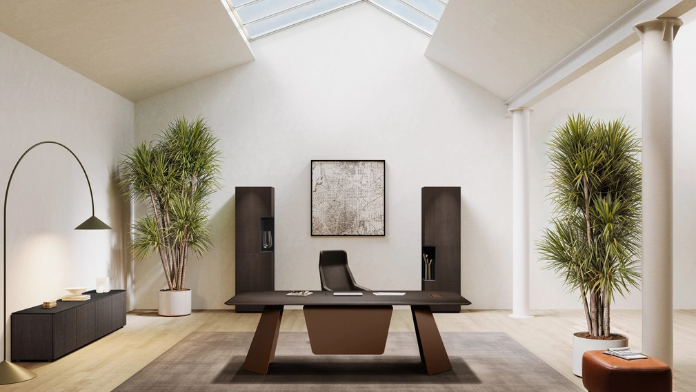 Scrivania direzionale Monolith di Las Mobili