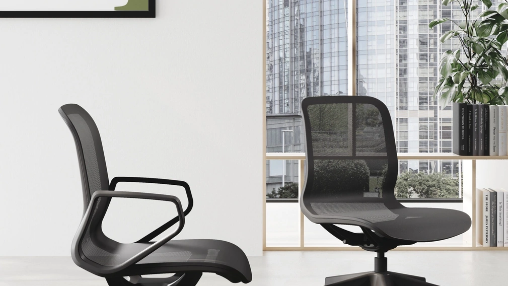 Poltrona direzionale Trama in tessuto tecnico di Las Mobili